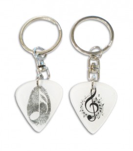 Keychain Collection Flat Pick Acrylic