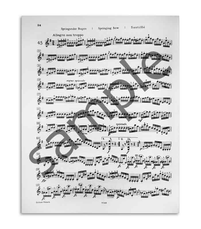 Book Peters Mazas for Violin Opus 36