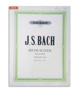 Bach 6 Suites Cello Solo BWV 1007 1012 Peters