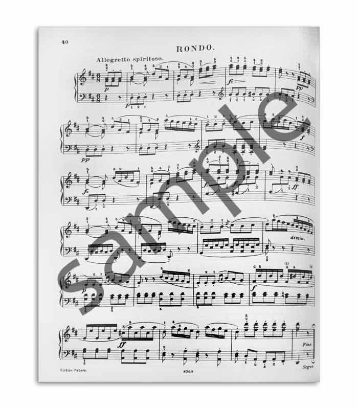 Book Peters Clementi Sonatinas Opus 36 37 38 EP145