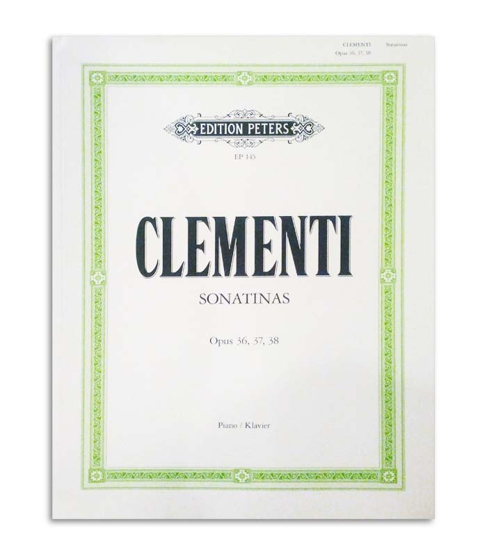 Book Peters Clementi Sonatinas Opus 36 37 38 EP145
