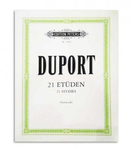 Duport 21 Etüden for Violoncello Peters