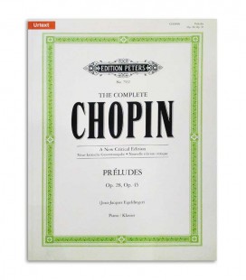 Book Peters Chopin Preludes Op 28 45 EP7532