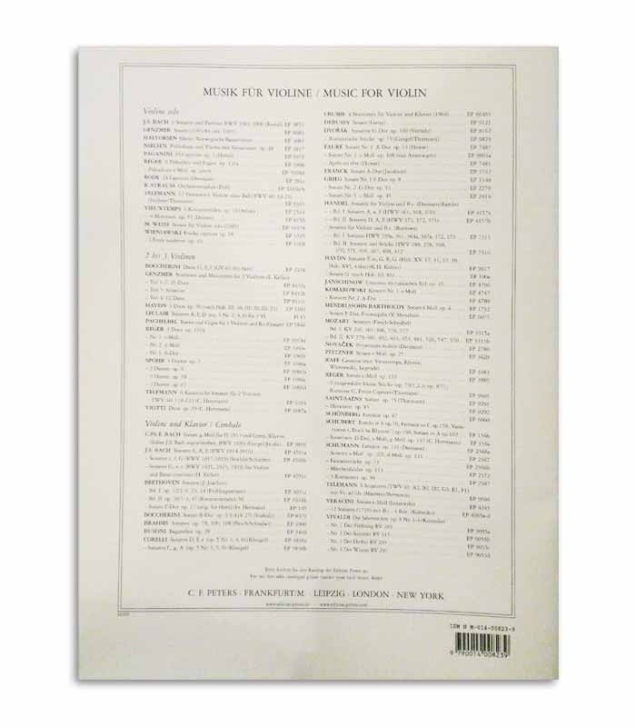 Book Peters Mazas for Violin Opus 36  Vol 1 EP1819a