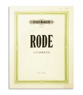 Book Peters Rode 24 Capricen for Violin EP281a