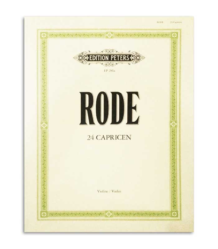 Book Peters Rode 24 Capricen for Violin EP281a