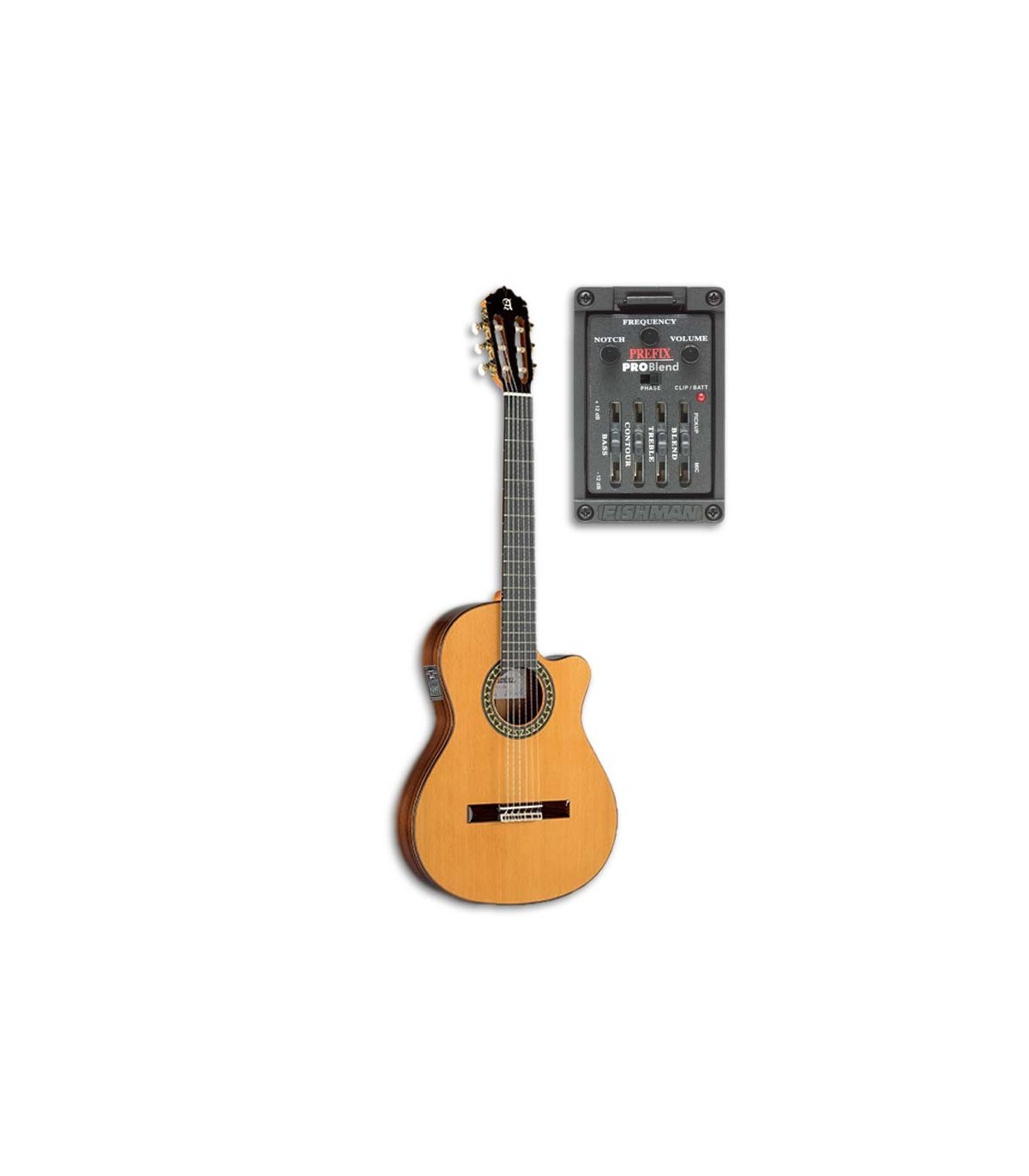 Alhambra Classical Guitar 5P CT E2 EQ Thinline Cedar Rosewood with