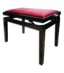 Discacciati Bench 105R 41 05V Black Rectangular Adjustable