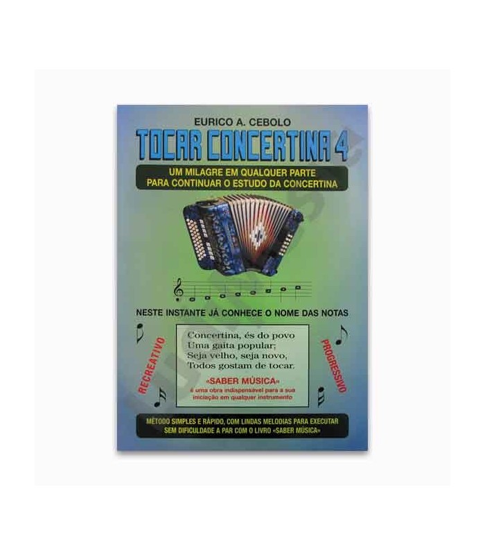 Eurico Cebolo Método Mágico Tocar Concertina 4 with CD