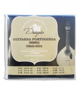 String Set Dragão 005 Guitarra Portuguesa Coimbra Tuning Medium Tension