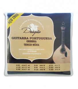 String Set Guitarra Portuguesa Coimbra Tuning Medium Tension Stainless Steel