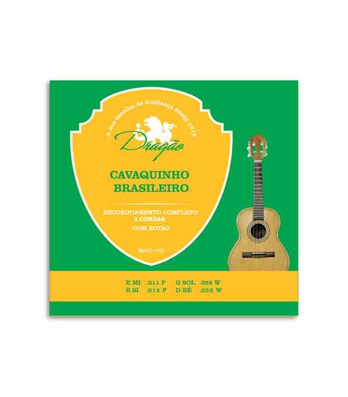 Dragão Brazilian 4 Strings Cavaquinho String Set 058