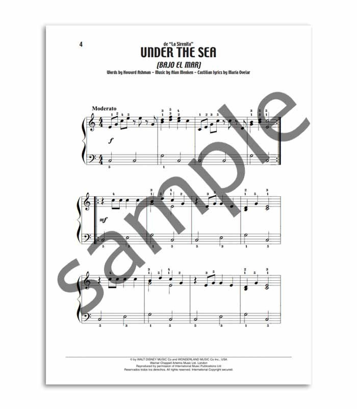 Book Concina Tocando Disney al Piano MB430