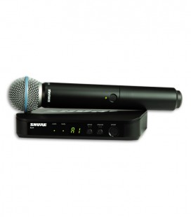 Sistema Microfone Sender Receiver Complete Shure BLX24E B58 H8E