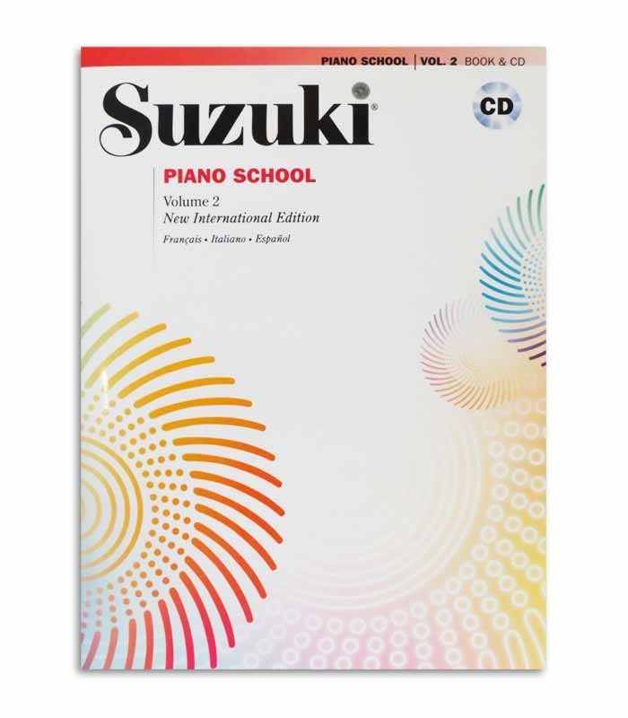 Cover of book Suzuki Piano School Vol 2 CD FR IT ES MB9319